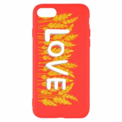 Чохол з розділу Квіти Любов і колосся для Apple iPhone 8 - FATLINE Чохол з розділу Квіти Любов і колосся для Apple iPhone 8