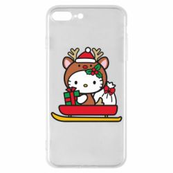 Чехол из раздела Hello Kitty Китти на санках для Apple iPhone 8 Plus - FATLINE Чехол из раздела Hello Kitty Китти на санках для Apple iPhone 8 Plus