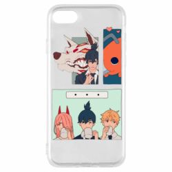 Чехол из раздела Человек-бензопила Команда Аки для Apple iPhone 8