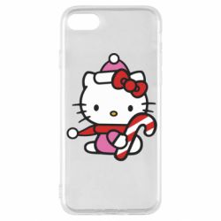Чохол з розділу НОВИЙ РІК 2026 Christmas Kitty with candy для Apple iPhone SE 2020 - FATLINE Чохол з розділу НОВИЙ РІК 2026 Christmas Kitty with candy для Apple iPhone SE 2020