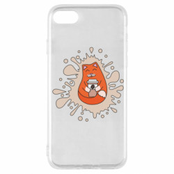 Чехол из раздела Авторские принты Котик пьёт кофе для Apple iPhone SE 2020 - FATLINE Чехол из раздела Авторские принты Котик пьёт кофе для Apple iPhone SE 2020