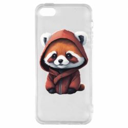 Чохол з розділу ShelganenOK Червона панда у курточці з капюшоном для Apple iPhone SE - FATLINE Чохол з розділу ShelganenOK Червона панда у курточці з капюшоном для Apple iPhone SE