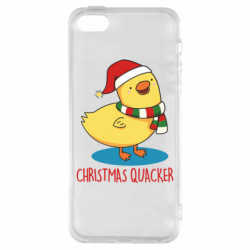 Чехол из раздела НОВЫЙ ГОД 2026 Christmas quacker для Apple iPhone SE - FATLINE Чехол из раздела НОВЫЙ ГОД 2026 Christmas quacker для Apple iPhone SE