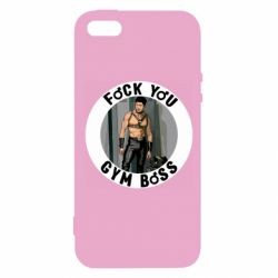 Чехол из раздела Гачимучи F*ck You Gym Boss для Apple iPhone SE - FATLINE Чехол из раздела Гачимучи F*ck You Gym Boss для Apple iPhone SE