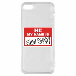 Чехол из раздела Hip Hop Hi! My name is Slim Shady для Apple iPhone SE