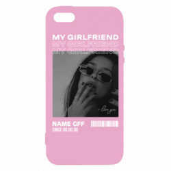 Чехол из раздела Девушке "MY GIRLFRIEND" your photo and text для Apple iPhone SE - FATLINE Чехол из раздела Девушке "MY GIRLFRIEND" your photo and text для Apple iPhone SE