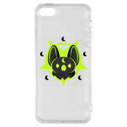 Чехол из раздела Авторские принты Оккультная летучая мышь - милое неоновое животное-демон для Apple iPhone SE - FATLINE Чехол из раздела Авторские принты Оккультная летучая мышь - милое неоновое животное-демон для Apple iPhone SE