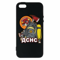 Чехол из раздела ДСНС Работник ГСЧС для Apple iPhone SE - FATLINE Чехол из раздела ДСНС Работник ГСЧС для Apple iPhone SE