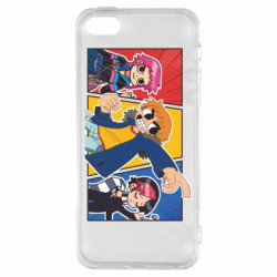 Чехол из раздела Скотт Пилигрим вступает в бой Скотт Пилигрим с Ножи Чау и Рамоной для Apple iPhone SE