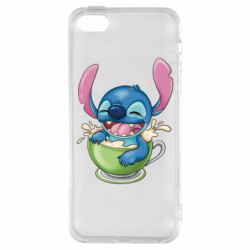 Чехол из раздела Лило и Стич Стич в кофе для Apple iPhone SE - FATLINE Чехол из раздела Лило и Стич Стич в кофе для Apple iPhone SE