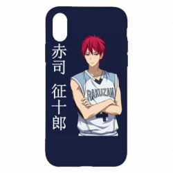 Чехол из раздела Kuroko no Basuke Akashi Seijuro для Apple iPhone X/Xs - FATLINE Чехол из раздела Kuroko no Basuke Akashi Seijuro для Apple iPhone X/Xs