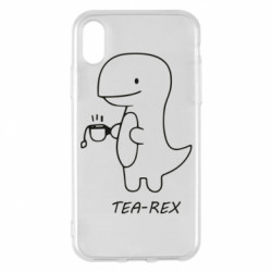 Чехол из раздела Динозавры TEA-REX для Apple iPhone X/Xs - FATLINE Чехол из раздела Динозавры TEA-REX для Apple iPhone X/Xs