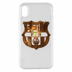 Чехол из раздела Барселона (Barcelona) ФК Барселона gold для Apple iPhone X/Xs