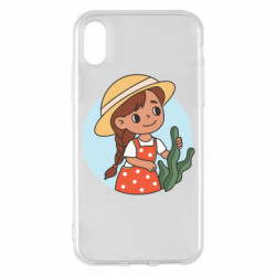 Чехол из раздела Авторские принты Милаха девочка в шляпе для Apple iPhone X/Xs - FATLINE Чехол из раздела Авторские принты Милаха девочка в шляпе для Apple iPhone X/Xs