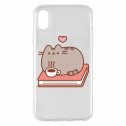 Чехол из раздела Pusheen Pusheen Lovely Morning для Apple iPhone X/Xs - FATLINE Чехол из раздела Pusheen Pusheen Lovely Morning для Apple iPhone X/Xs