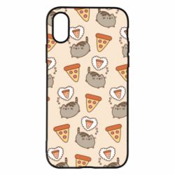 Чехол из раздела Pusheen Pusheen Pizza Lover для Apple iPhone X/Xs - FATLINE Чехол из раздела Pusheen Pusheen Pizza Lover для Apple iPhone X/Xs