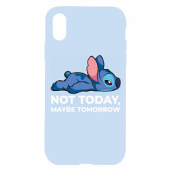 Чехол из раздела Лило и Стич Stitch not today для Apple iPhone X/Xs - FATLINE Чехол из раздела Лило и Стич Stitch not today для Apple iPhone X/Xs