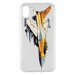 Чехол из раздела ShelganenOK Истребитель ф-16 для Apple iPhone X/Xs - FATLINE Чехол из раздела ShelganenOK Истребитель ф-16 для Apple iPhone X/Xs