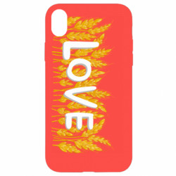 Чехол из раздела Любовь Любовь и колосья для Apple iPhone XR - FATLINE Чехол из раздела Любовь Любовь и колосья для Apple iPhone XR