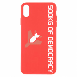 Чехол из раздела Helldivers 2 500 kg of democracy для Apple iPhone Xs Max - FATLINE Чехол из раздела Helldivers 2 500 kg of democracy для Apple iPhone Xs Max