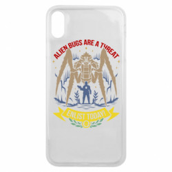 Чехол из раздела Helldivers 2 Helldivers 2 Пропаганда для Apple iPhone Xs Max - FATLINE Чехол из раздела Helldivers 2 Helldivers 2 Пропаганда для Apple iPhone Xs Max