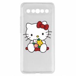 Чохол з розділу Hello Kitty Kitty з букетиком для Meizu 17/17 Pro - FATLINE Чохол з розділу Hello Kitty Kitty з букетиком для Meizu 17/17 Pro