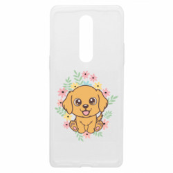 Чехол из раздела Авторские принты Собака флорист в цветках для OnePlus 8 - FATLINE Чехол из раздела Авторские принты Собака флорист в цветках для OnePlus 8
