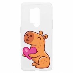 Чохол з розділу Капібара Капібара серце для OnePlus 8 Pro - FATLINE Чохол з розділу Капібара Капібара серце для OnePlus 8 Pro