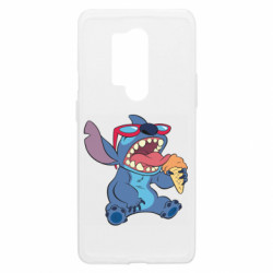 Чохол з розділу Ліло та Стіч Стіч з морозивом для OnePlus 8 Pro - FATLINE Чохол з розділу Ліло та Стіч Стіч з морозивом для OnePlus 8 Pro