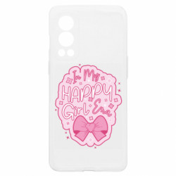 Чехол из раздела Авторские принты Розовый слоган In My Happy Girl Era для OnePlus Nord2 5G - FATLINE Чехол из раздела Авторские принты Розовый слоган In My Happy Girl Era для OnePlus Nord2 5G