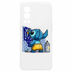 Чохол з розділу Ліло та Стіч Стіч патріот України для OnePlus Nord2 5G - FATLINE Чохол з розділу Ліло та Стіч Стіч патріот України для OnePlus Nord2 5G