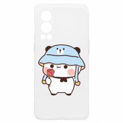 Чехол из раздела Bubu and Dudu Мишка с цветочком для OnePlus Nord2 5G - FATLINE Чехол из раздела Bubu and Dudu Мишка с цветочком для OnePlus Nord2 5G