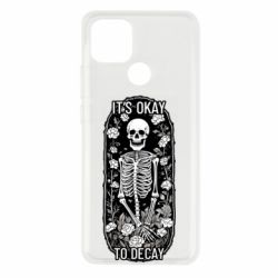 Чохол з розділу Авторські принти Скелет в труні It's okay to decay для Oppo A15s/A15 - FATLINE Чохол з розділу Авторські принти Скелет в труні It's okay to decay для Oppo A15s/A15