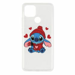 Чехол из раздела Лило и Стич Влюбленный Стич в шапке для Oppo A15s/A15 - FATLINE Чехол из раздела Лило и Стич Влюбленный Стич в шапке для Oppo A15s/A15