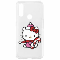 Чохол з розділу НОВИЙ РІК 2026 Christmas Kitty with candy для Oppo A31 - FATLINE Чохол з розділу НОВИЙ РІК 2026 Christmas Kitty with candy для Oppo A31