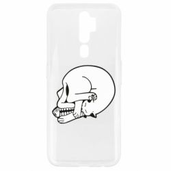 Чехол из раздела Черепа Кот с рыбьей костью. Череп для Oppo A5/A9 2020 - FATLINE Чехол из раздела Черепа Кот с рыбьей костью. Череп для Oppo A5/A9 2020