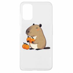 Чехол из раздела Капибара Капибара радуется апельсинам для Oppo A52/A72/A92 - FATLINE Чехол из раздела Капибара Капибара радуется апельсинам для Oppo A52/A72/A92