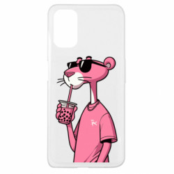 Чехол из раздела Прикольные рисунки Розовая пантера Bubble Tea для Oppo A52/A72/A92 - FATLINE Чехол из раздела Прикольные рисунки Розовая пантера Bubble Tea для Oppo A52/A72/A92