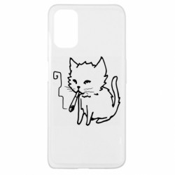 Чехол из раздела Прикольные рисунки Smoking cat для Oppo A52/A72/A92 - FATLINE Чехол из раздела Прикольные рисунки Smoking cat для Oppo A52/A72/A92