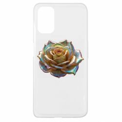 Чехол из раздела ShelganenOK Золотая перламутровая роза для Oppo A52/A72/A92 - FATLINE Чехол из раздела ShelganenOK Золотая перламутровая роза для Oppo A52/A72/A92