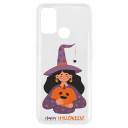 Чехол из раздела Авторские принты Happy Halloween! Девушка Ведьма для Oppo A53/A32/A33 - FATLINE Чехол из раздела Авторские принты Happy Halloween! Девушка Ведьма для Oppo A53/A32/A33