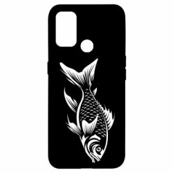 Чехол из раздела Поварам рыба силуэт для Oppo A53/A32/A33 - FATLINE Чехол из раздела Поварам рыба силуэт для Oppo A53/A32/A33