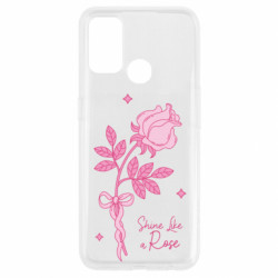 Чехол из раздела Авторские принты Розовая роза для Oppo A53/A32/A33 - FATLINE Чехол из раздела Авторские принты Розовая роза для Oppo A53/A32/A33