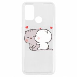 Чохол з розділу Меми Peach and Goma Cutie Cats для Oppo A53/A32/A33 - FATLINE Чохол з розділу Меми Peach and Goma Cutie Cats для Oppo A53/A32/A33