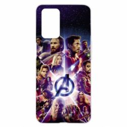 Чехол из раздела Мстители Avengers heroes and logo endgame для Oppo A55 4G - FATLINE Чехол из раздела Мстители Avengers heroes and logo endgame для Oppo A55 4G
