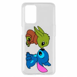 Чехол из раздела Лило и Стич Baby Yoda And Stitch для Oppo A55 4G - FATLINE Чехол из раздела Лило и Стич Baby Yoda And Stitch для Oppo A55 4G