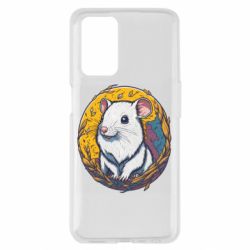 Чехол из раздела Мышь Белая крыса для Oppo A55 4G - FATLINE Чехол из раздела Мышь Белая крыса для Oppo A55 4G