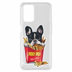 Чехол из раздела Фастфуд Бульдог. Картошка фри для Oppo A55 4G - FATLINE Чехол из раздела Фастфуд Бульдог. Картошка фри для Oppo A55 4G