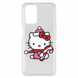 Чехол из раздела Hello Kitty Christmas Kitty with candy для Oppo A55 4G - FATLINE Чехол из раздела Hello Kitty Christmas Kitty with candy для Oppo A55 4G