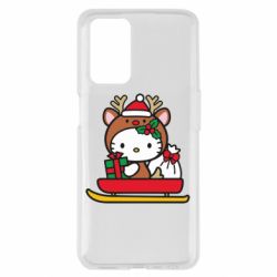 Чехол из раздела Hello Kitty Китти на санках для Oppo A55 4G - FATLINE Чехол из раздела Hello Kitty Китти на санках для Oppo A55 4G